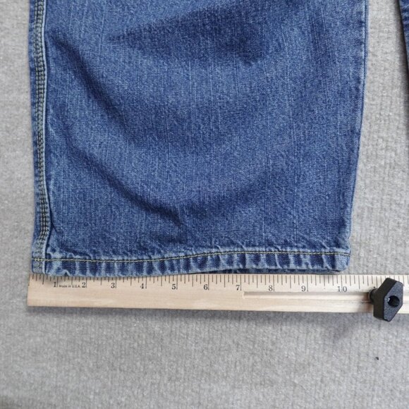 Levi's SIlvertab Carpenter Jeans 38 x 31 Blue Vintage Y2K 2003 Baggy Wide Leg - Picture 8 of 14